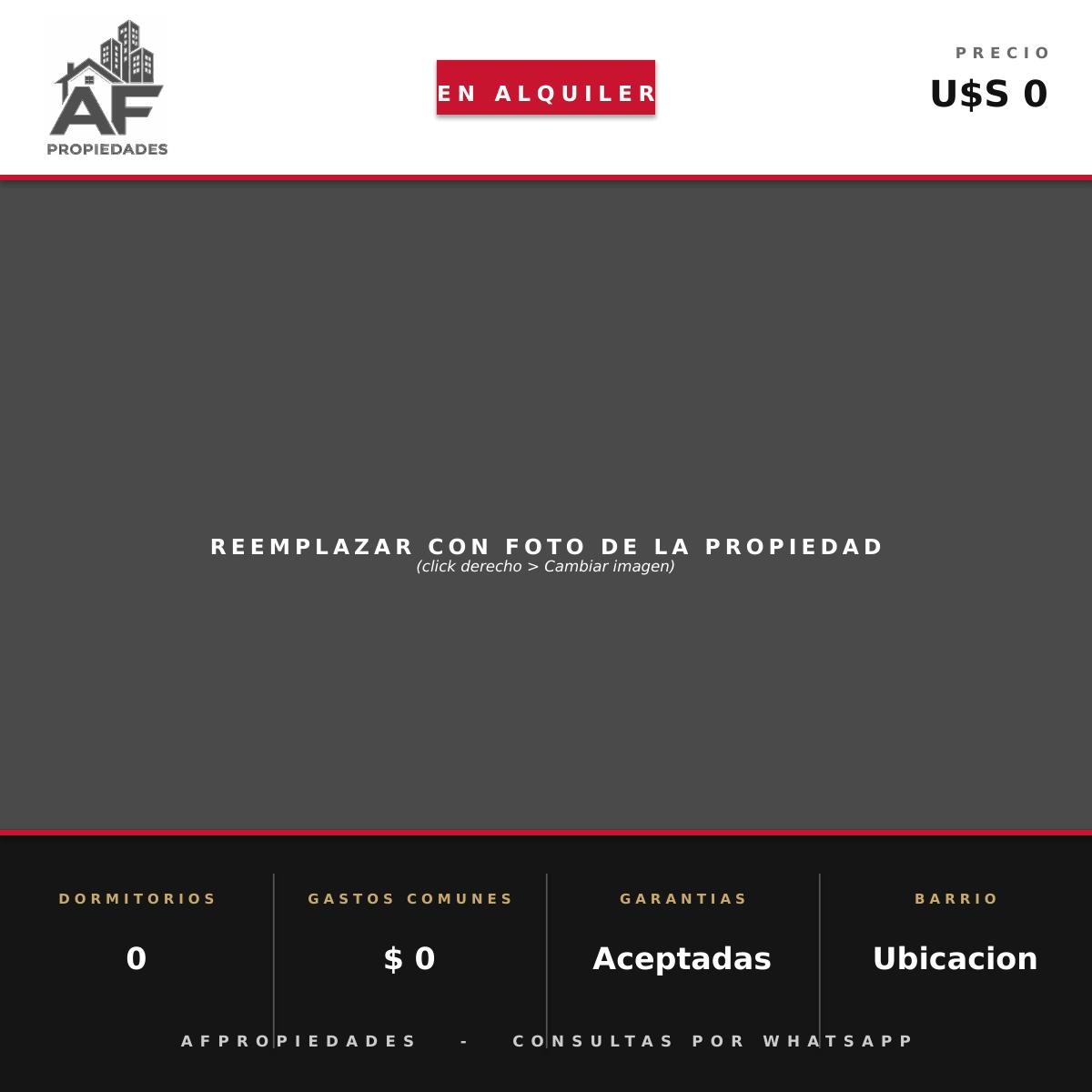 Propiedad destacada AF Propiedades